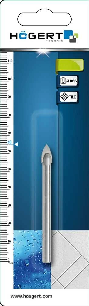 HÕGERT Stiklo ir plytelių grąžtas 6,0 mm