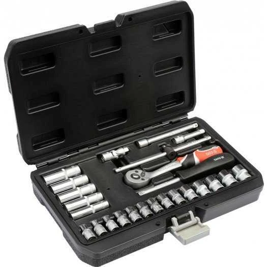Yato Uždedamų galvučių komplektas 1/4'' 25 vnt.