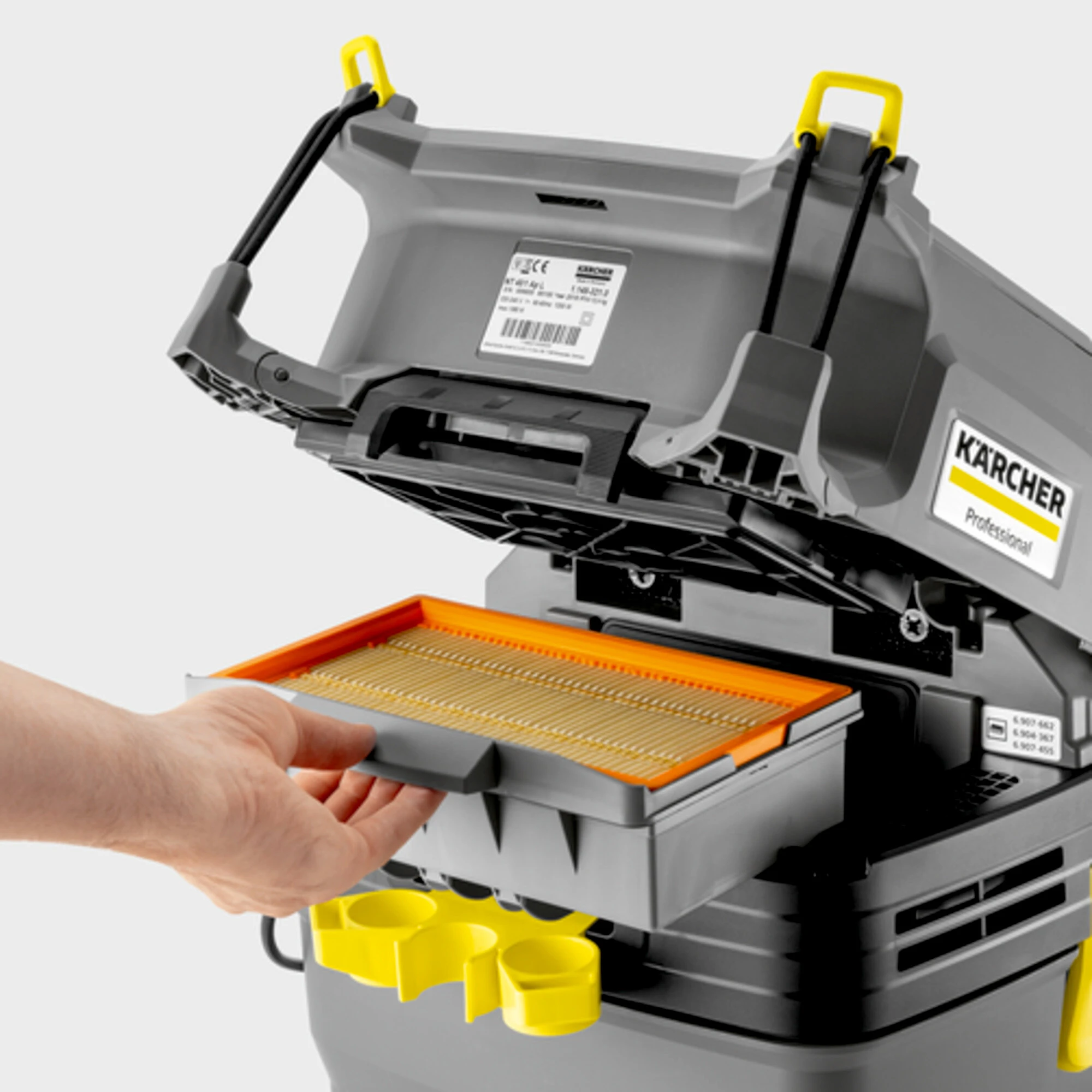 Kärcher sauso/drėgno valymo dulkių siurblys NT 30/1 Ap L, pusiau automatinis filtro valymas (‎1.148-221.0) aprašymas - Prekės nuotrauka