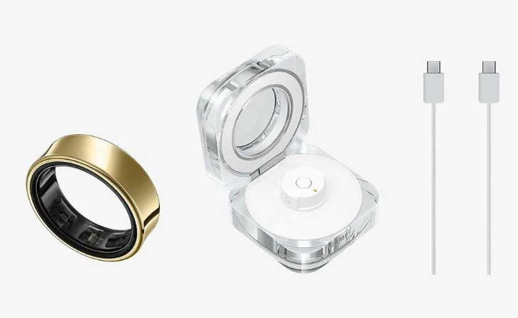 Išmanusis žiedas Samsung Galaxy Ring, aukso spalvos, 15 dydžio
