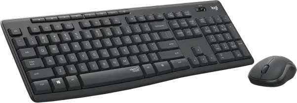 Belaidė klaviatūra su pele Logitech MK295, UK išdėstymas, juodos spalvos