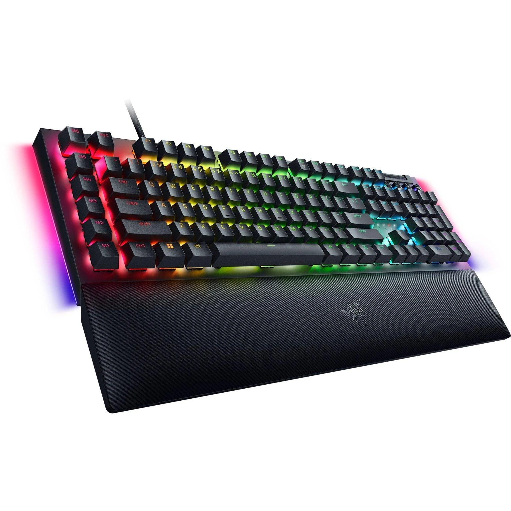 Razer BlackWidow V4 Klaviatūra žaidimams, USB - Geltona Switch, juodas
