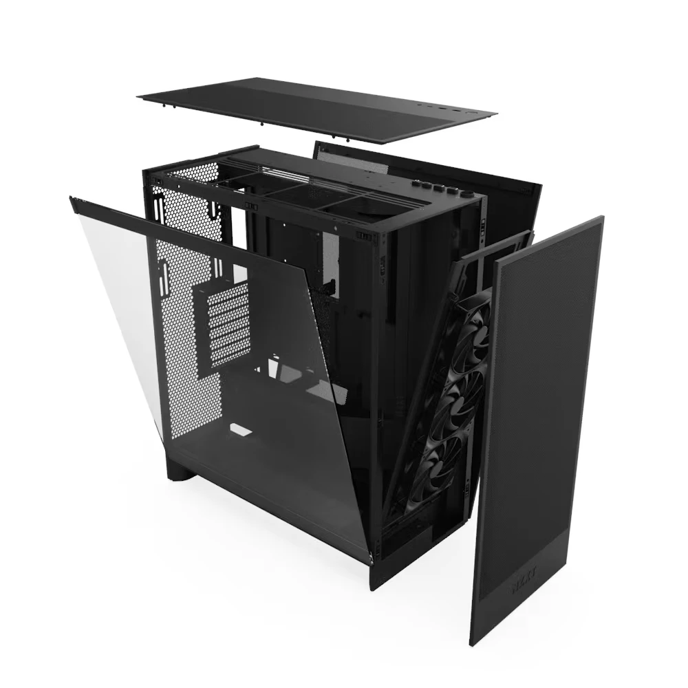 Kompiuterio korpusas NZXT H7 Flow (2024), juodas