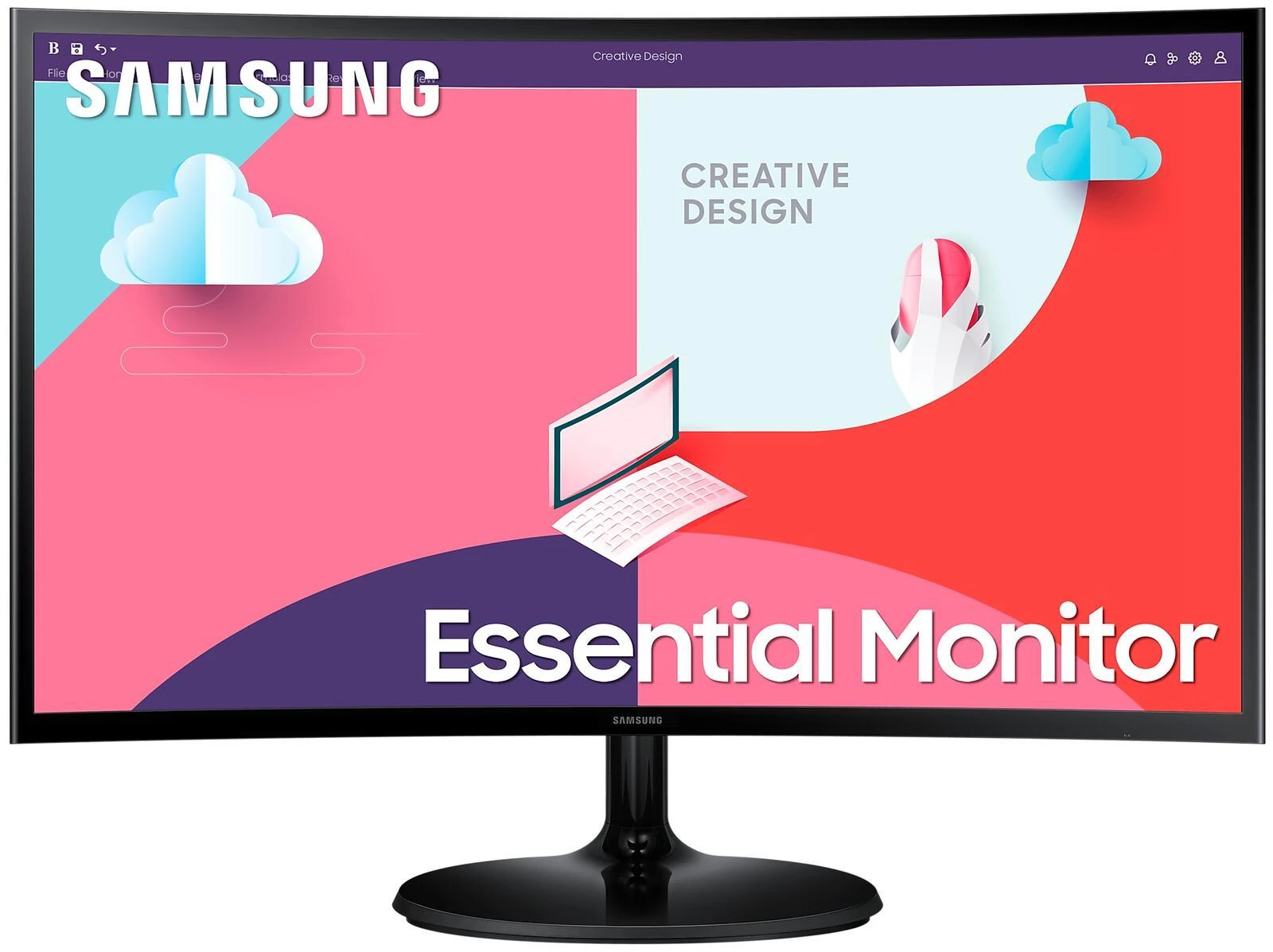 Samsung S36C kompiuterio monitorius 61 cm (24″) 1920 x 1080 pikseliai „Full HD“ LCD Juoda