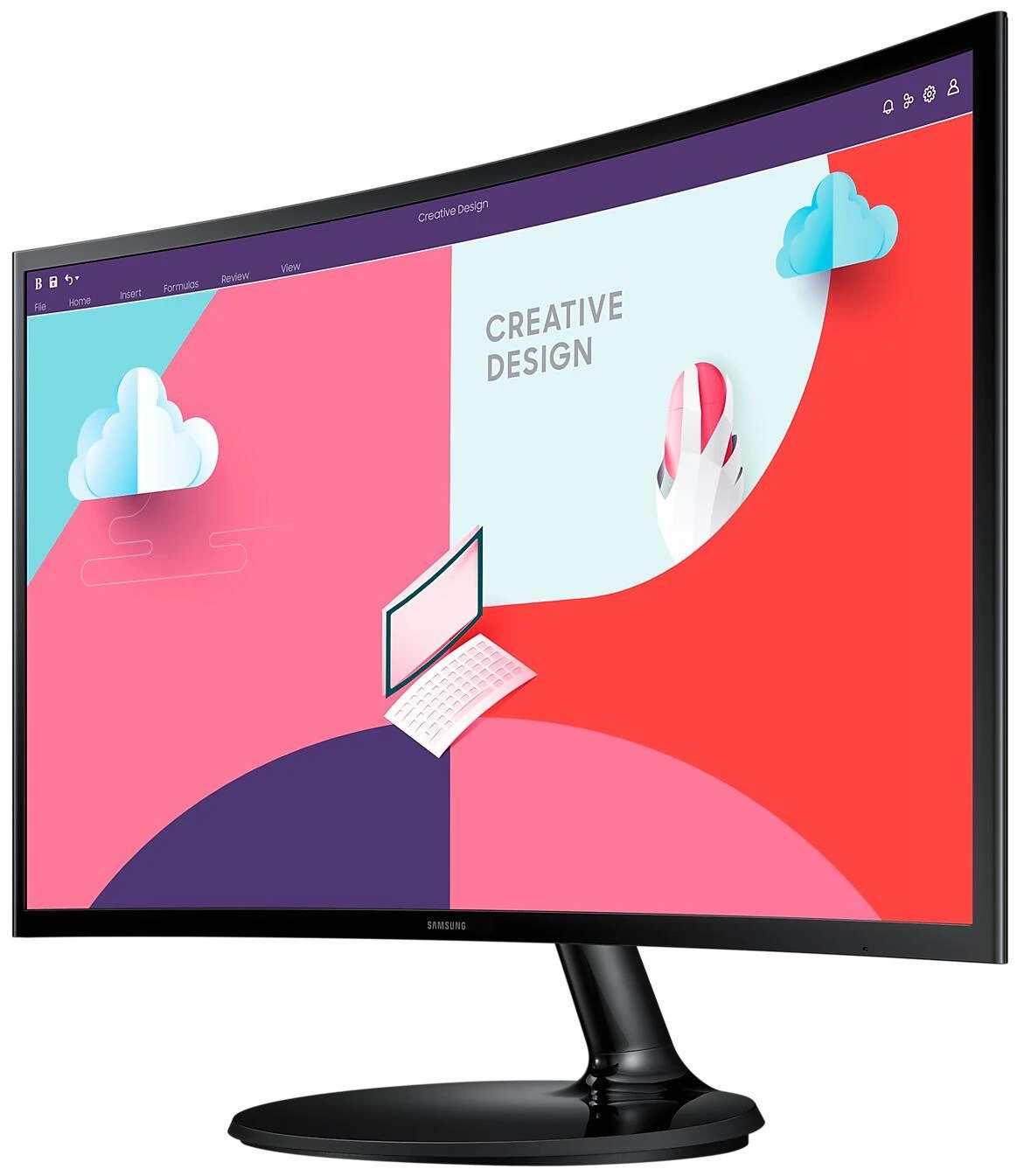 Samsung S36C kompiuterio monitorius 61 cm (24″) 1920 x 1080 pikseliai „Full HD“ LCD Juoda