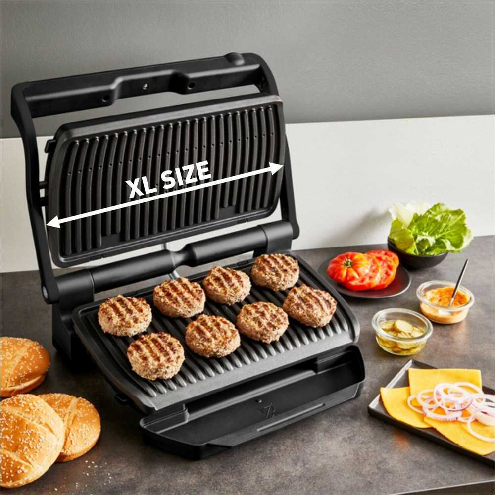 „Tefal OptiGrill+ XL GC7278“ su atnaujintu kepimo lygio indikatoriumi