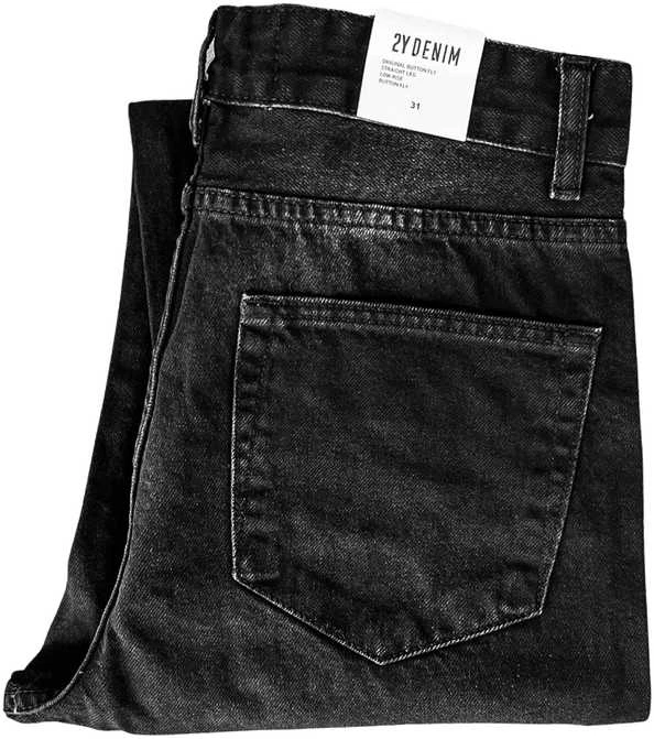2Y PREMIUM Džinsai Vyrams Juodas B8647/K30