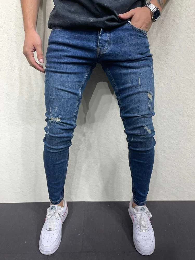2Y PREMIUM Džinsai Vyrams Mėlyna B7459-1