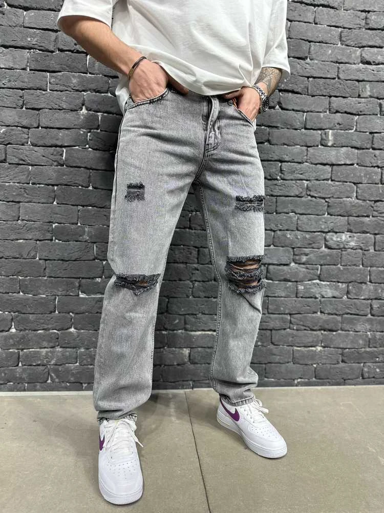 2Y PREMIUM Džinsai Vyrams Pilkas B9224/ALXD