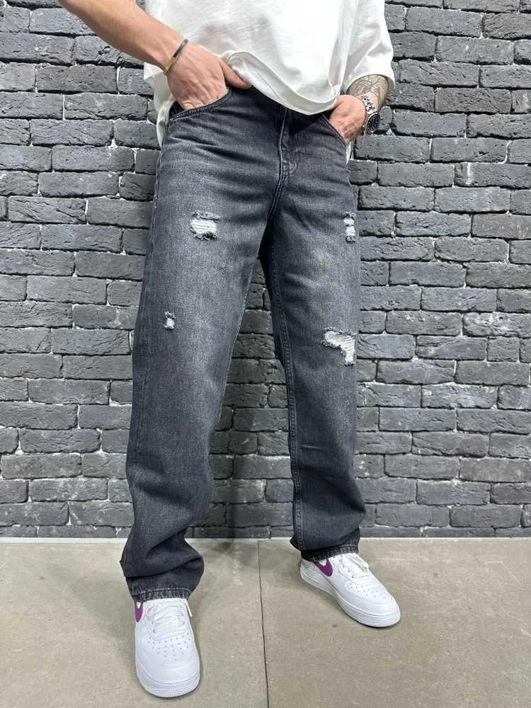 2Y PREMIUM Džinsai Vyrams Pilkas B9284