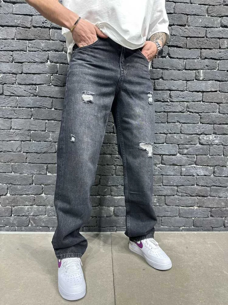 2Y PREMIUM Džinsai Vyrams Pilkas B9284