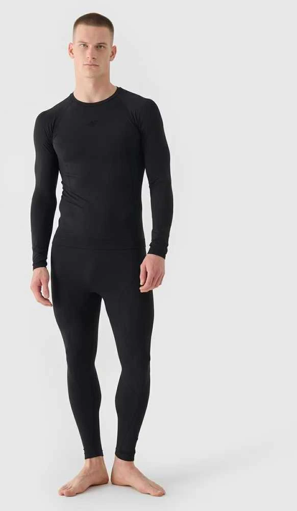4F Termo Tamprės Vyrams Seamless Thermal Underwear Juodas 4FWAW24USEAM173 20S