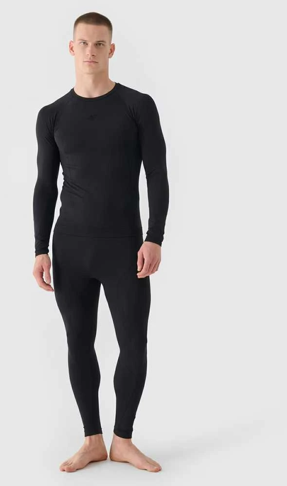 4F Termo Tamprės Vyrams Seamless Thermal Underwear Juodas 4FWAW24USEAM173 20S