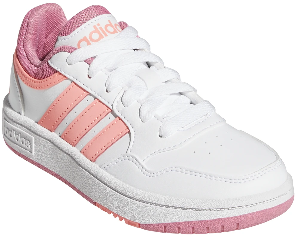 Adidas Avalynė Paaugliams Hoops 3.0 K Baltas Rožinė GW0418