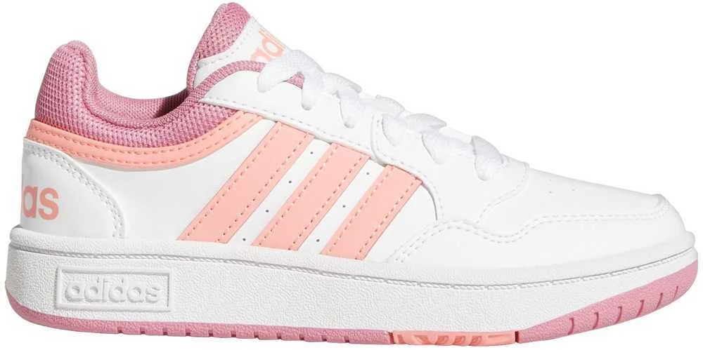 Adidas Avalynė Paaugliams Hoops 3.0 K Baltas Rožinė GW0418
