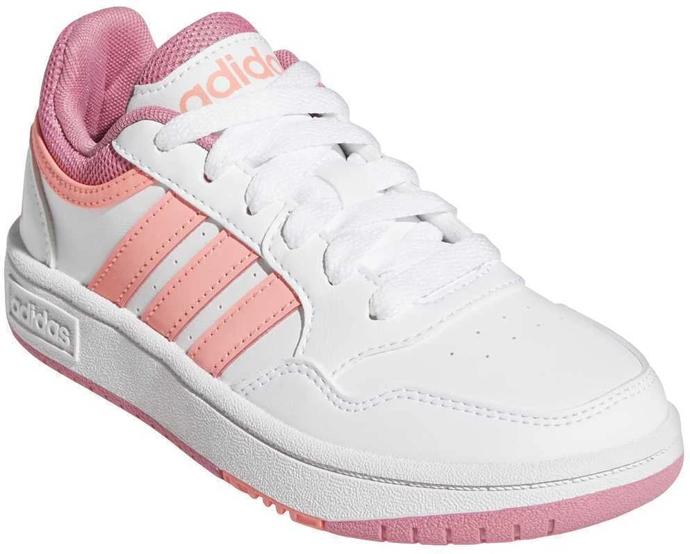 Adidas Avalynė Paaugliams Hoops 3.0 K Baltas Rožinė GW0418