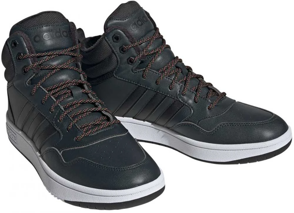 Adidas Avalynė Vyrams Hoops 3.0 Mid Wtr Žalias GW6702