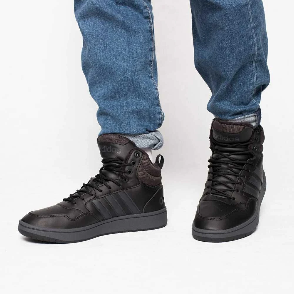 Adidas Avalynė Vyrams Hoops 3.0 Mid Wtr Juodas GW6421