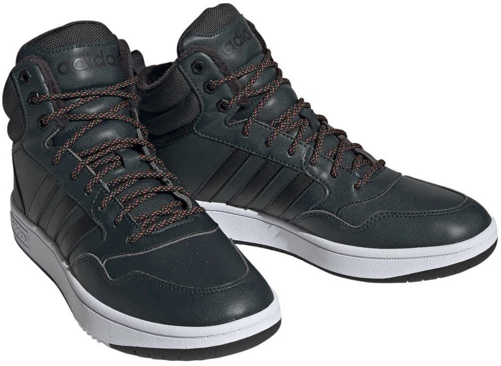 Adidas Avalynė Vyrams Hoops 3.0 Mid Wtr Žalias GW6702