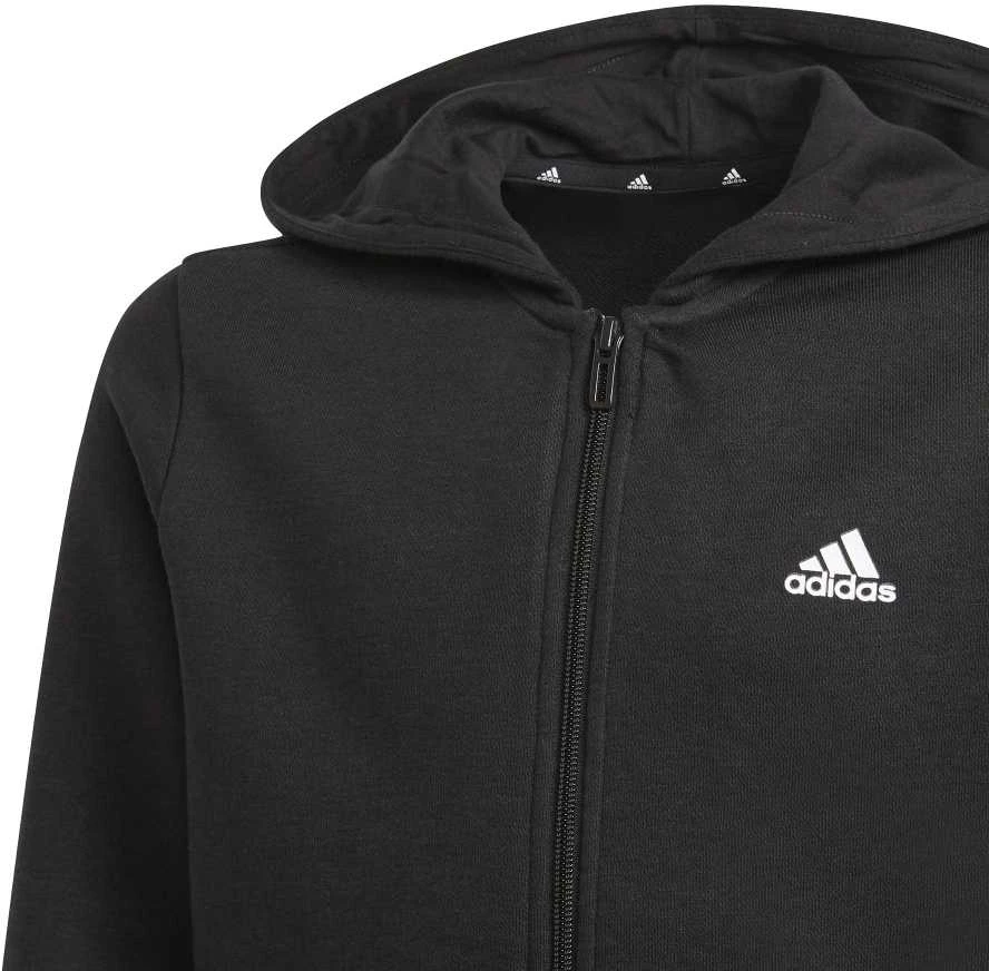 Adidas Džemperis Berniukams B Lin Fz Hoodie Juodas GN4041