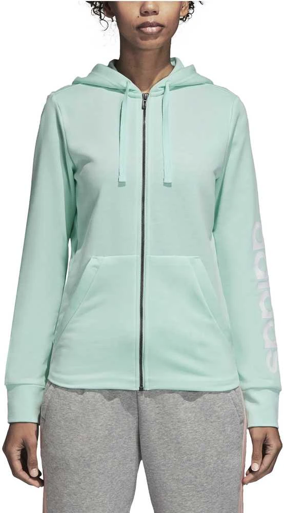 Adidas Džemperis Ess Lin Fz Hoodie Mint DN8509