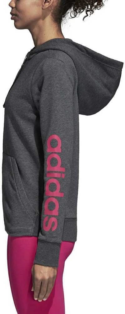 Adidas Džemperis Ess Lin Fz Hoodie Pilkas CZ5720