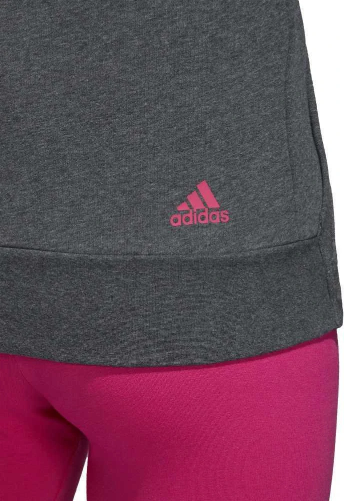 Adidas Džemperis Ess Lin Fz Hoodie Pilkas CZ5720