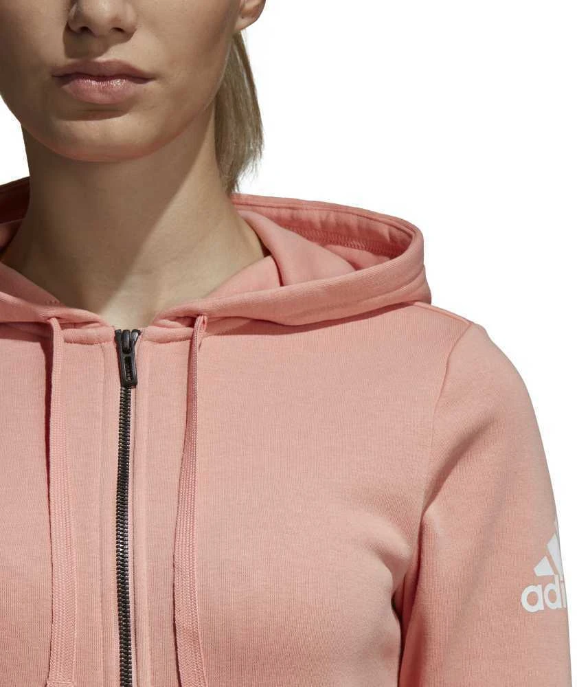 Adidas Džemperis Ess Solid fz Hd Rožinė
