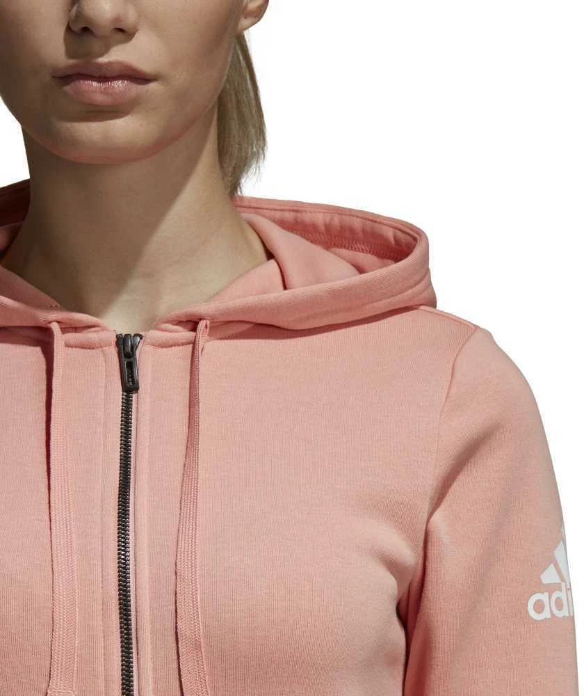 Adidas Džemperis Ess Solid fz Hd Rožinė