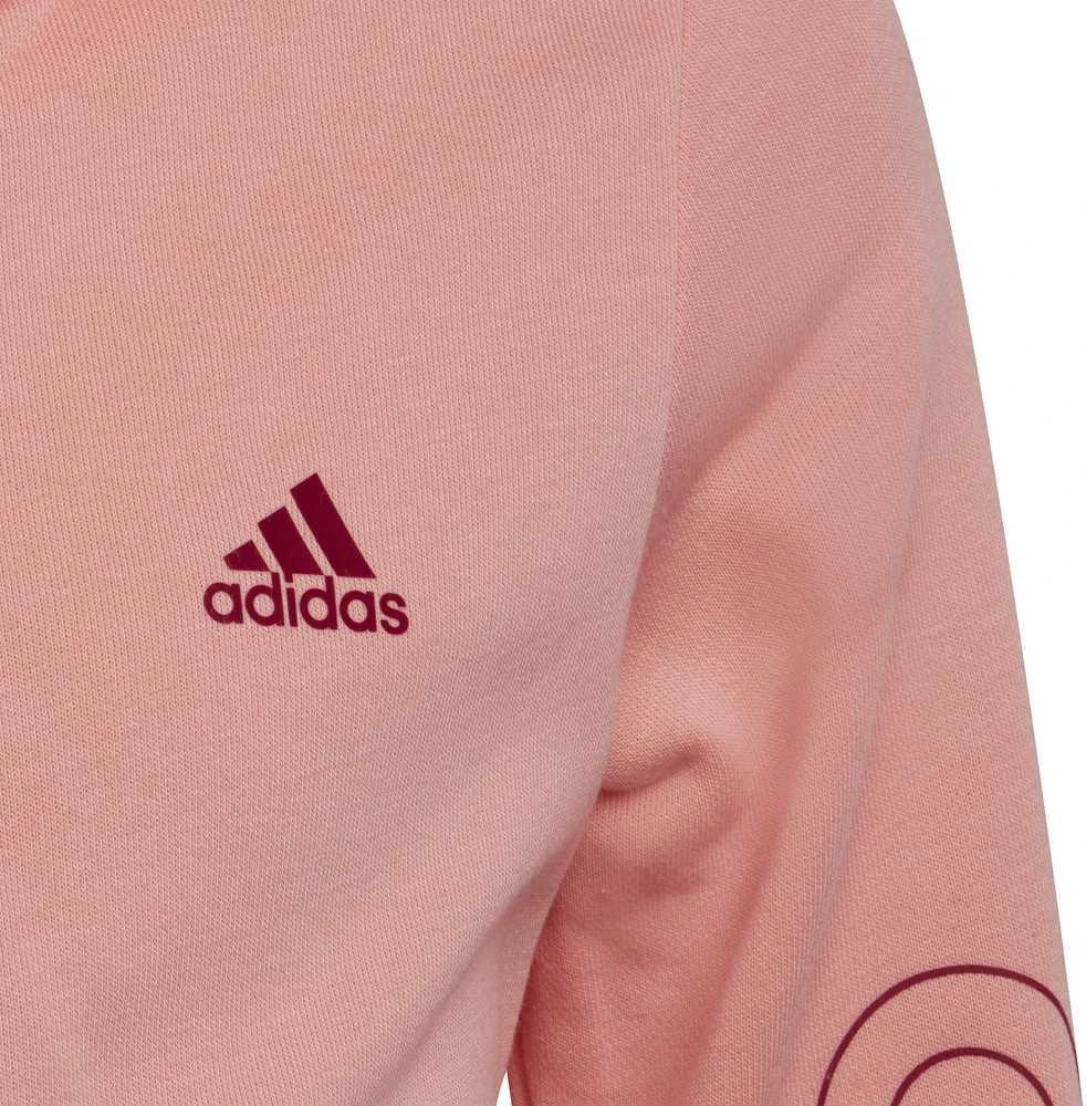 Adidas Džemperis Mergaitėms G Lin Fz Hoodie Rožinė HE1968
