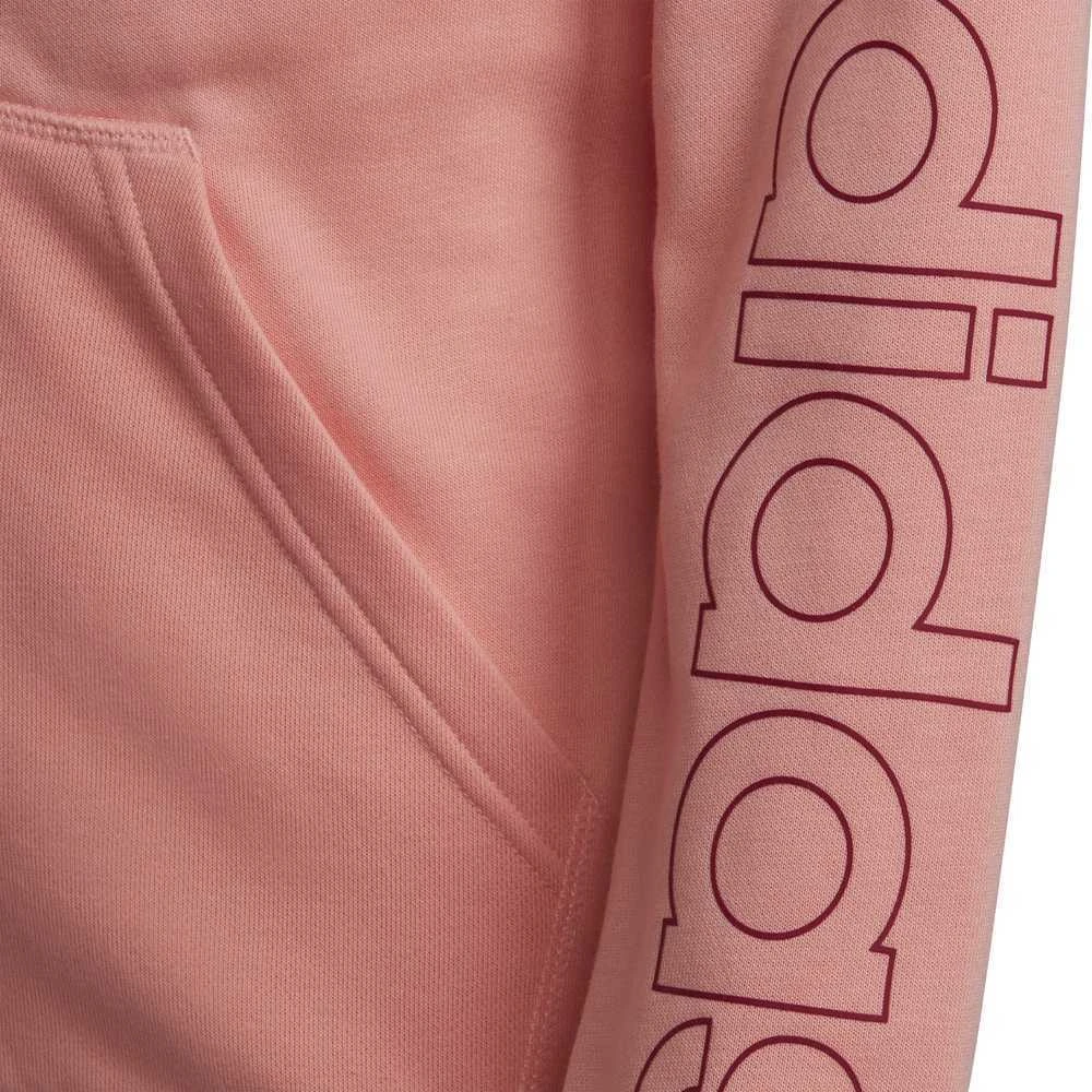 Adidas Džemperis Mergaitėms G Lin Fz Hoodie Rožinė HE1968