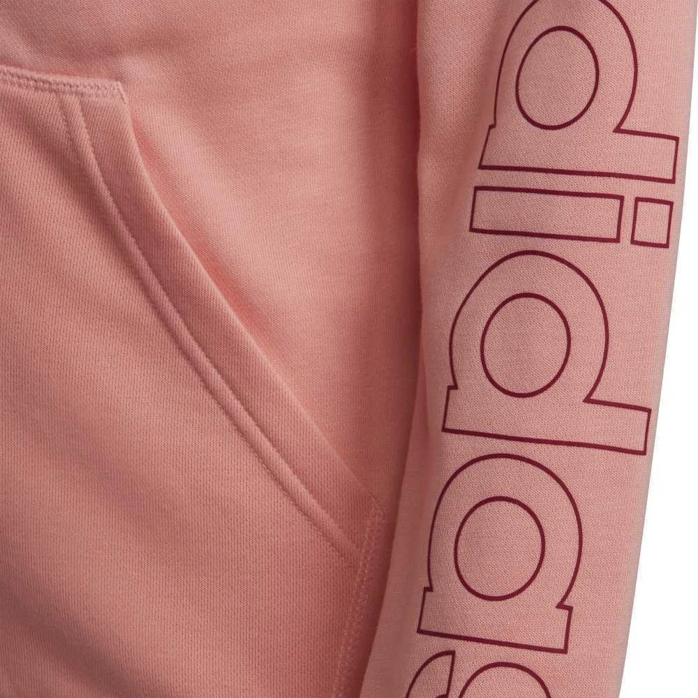 Adidas Džemperis Mergaitėms G Lin Fz Hoodie Rožinė HE1968