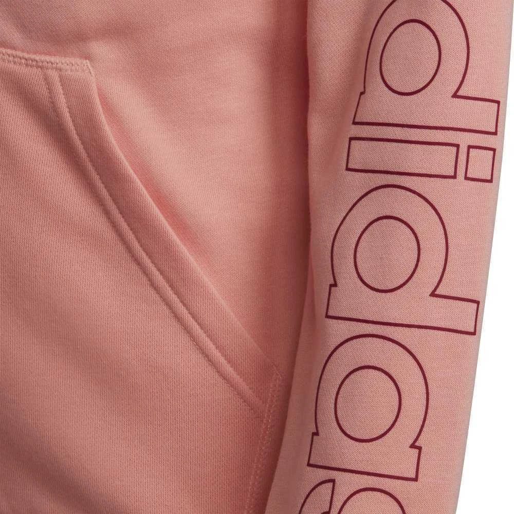 Adidas Džemperis Mergaitėms G Lin Fz Hoodie Rožinė HE1968