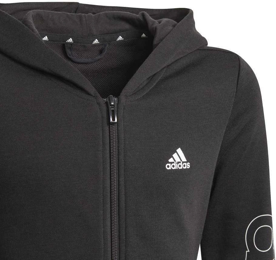 Adidas Džemperis Mergaitėms G Lin Fz Hoodie Juodas GN4050