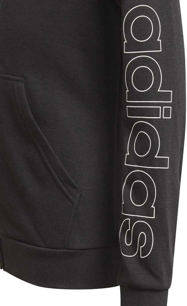 Adidas Džemperis Mergaitėms G Lin Fz Hoodie Juodas GN4050