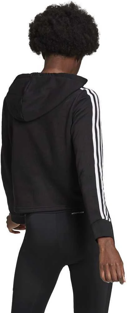 Adidas Džemperis Moterims W 3s Ft Crop Hoodie Juodas GM5582