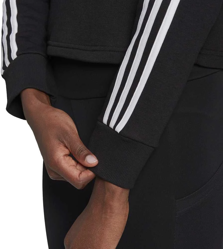 Adidas Džemperis Moterims W 3s Ft Crop Hoodie Juodas GM5582