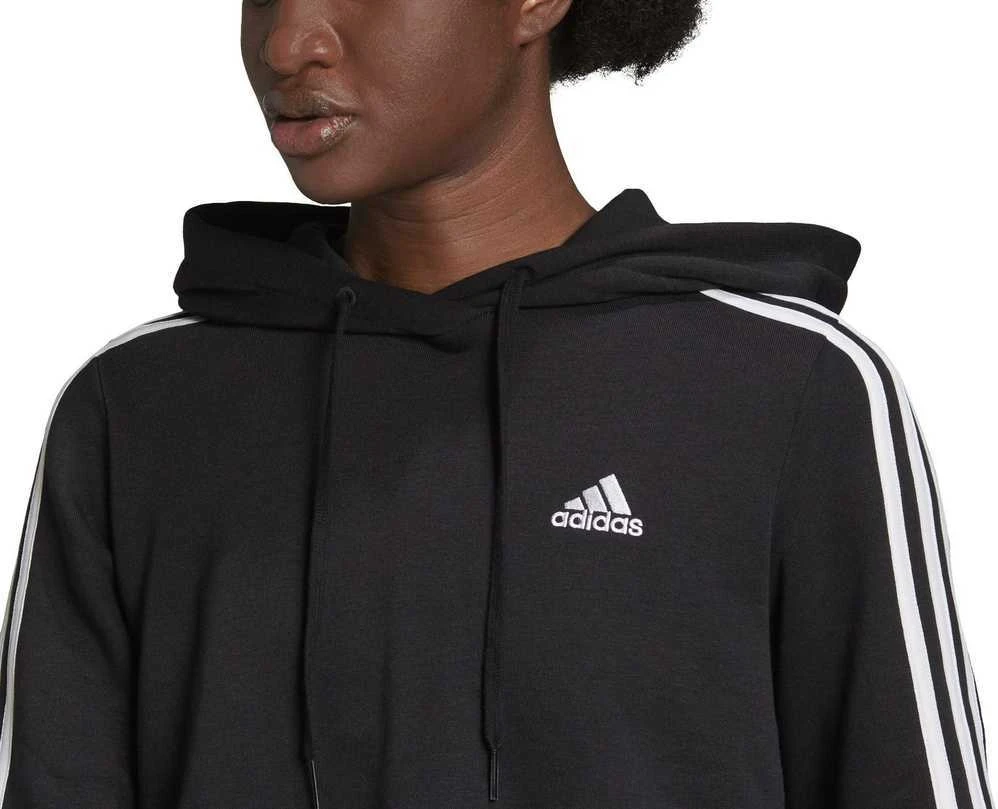 Adidas Džemperis Moterims W 3s Ft Crop Hoodie Juodas GM5582