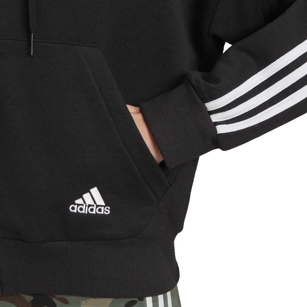 Adidas Džemperis Moterims W 3s Fz Hoodie Juodas GL1462