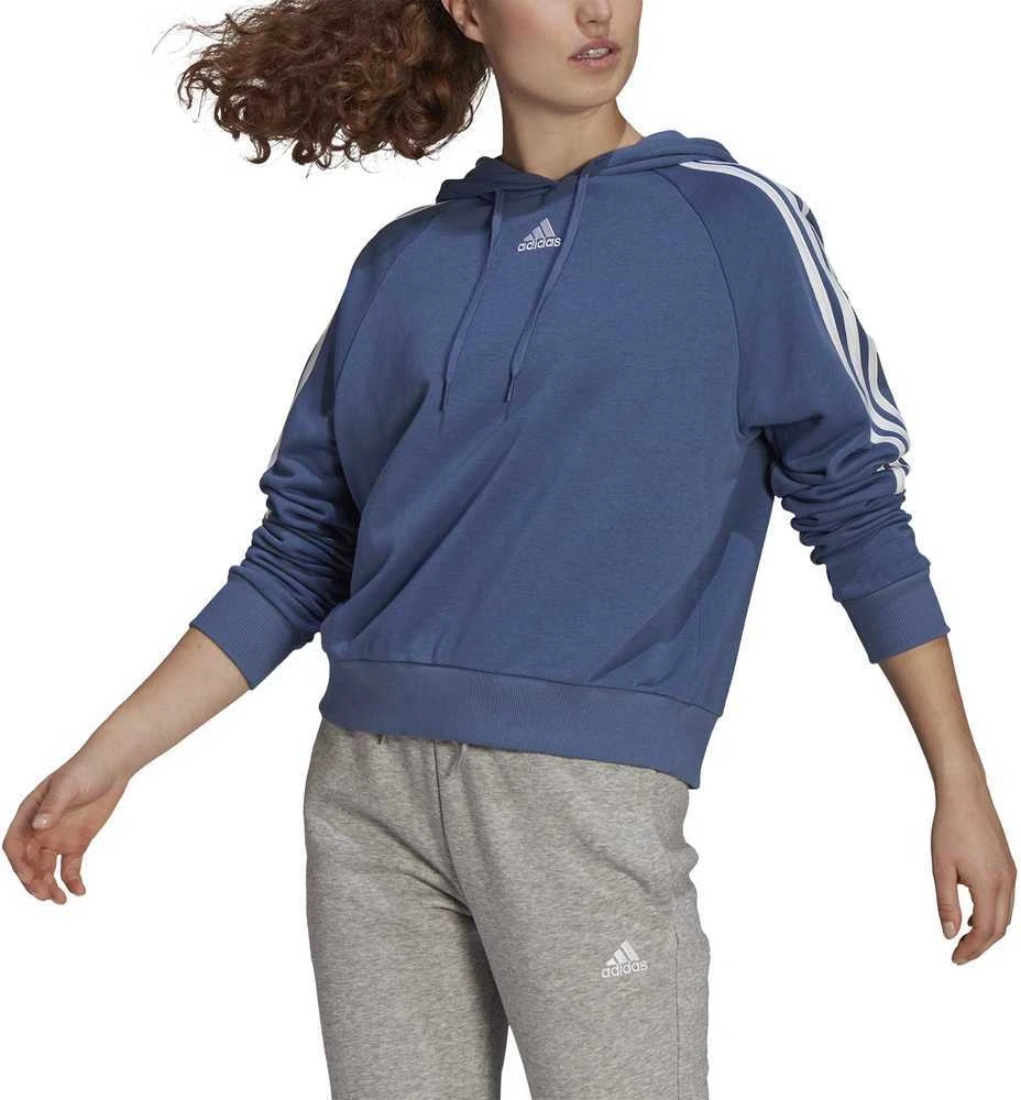 Adidas Džemperis Moterims W 3S Hoodie Mėlyna GL1461