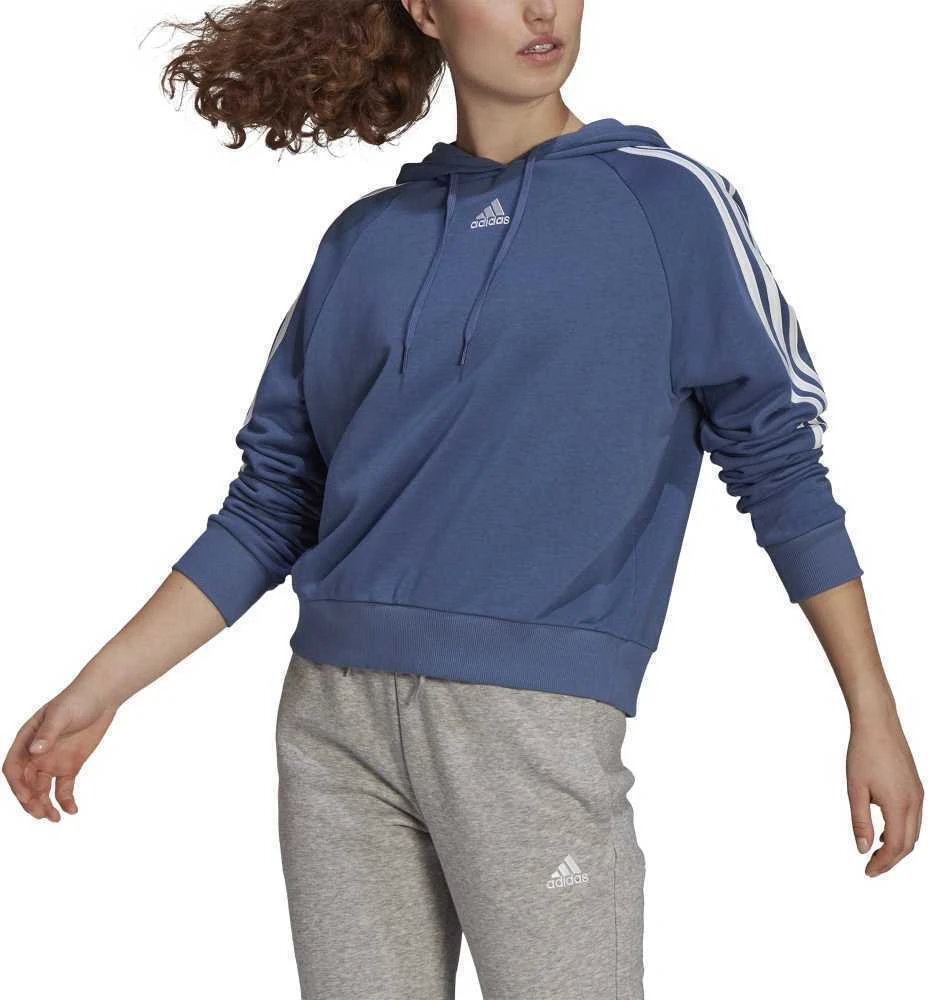 Adidas Džemperis Moterims W 3S Hoodie Mėlyna GL1461