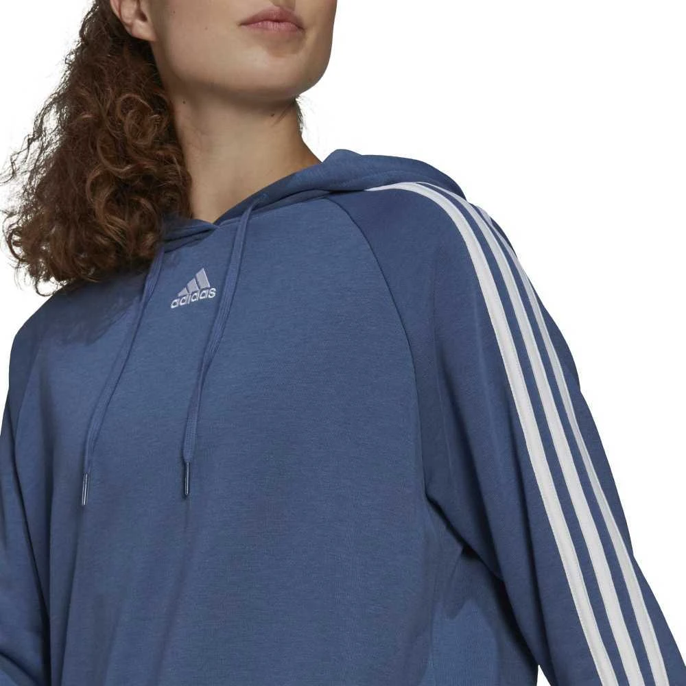 Adidas Džemperis Moterims W 3S Hoodie Mėlyna GL1461