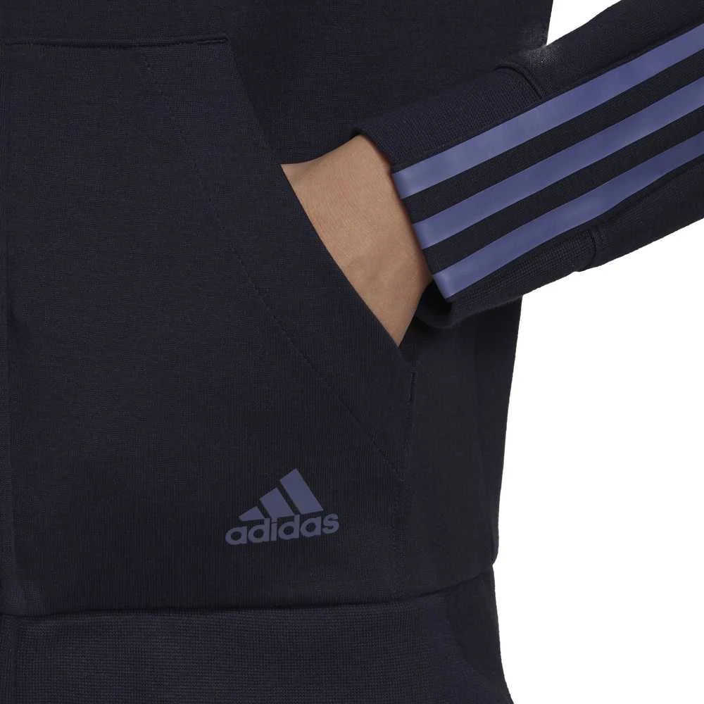 Adidas Džemperis Moterims W Dk Fz Hoodie Mėlyna H07805
