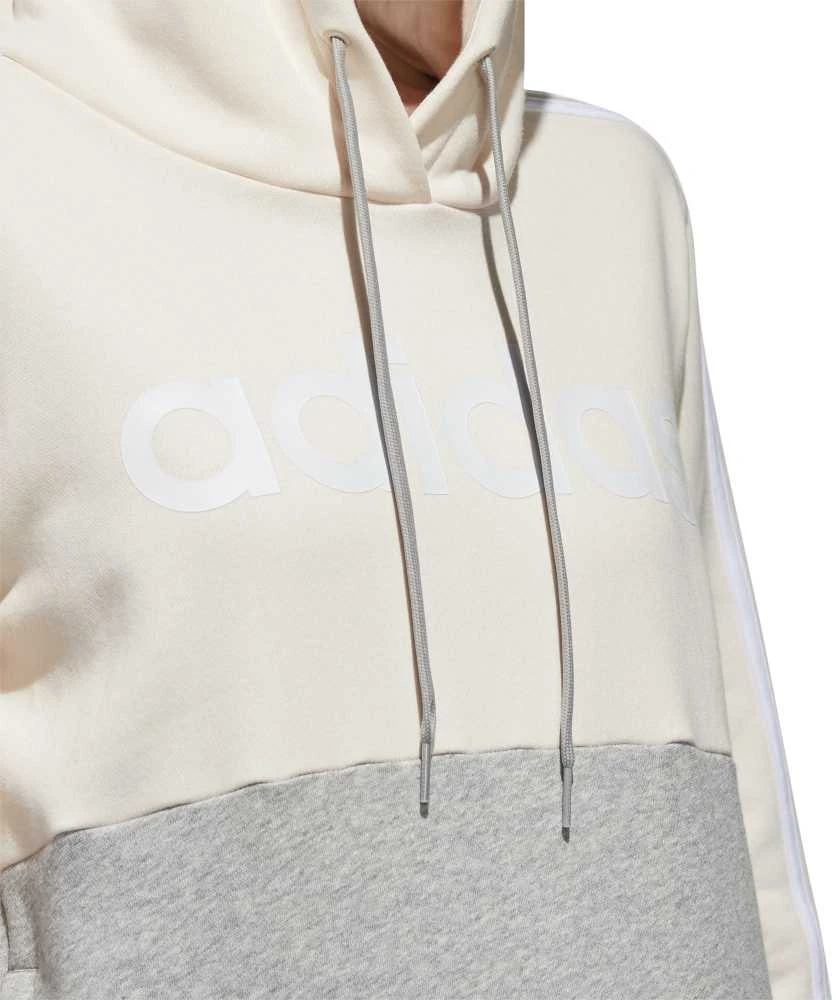 Adidas Džemperis Moterims W E Cb Fl Oh Hd Pilkas Rožinė GL6304