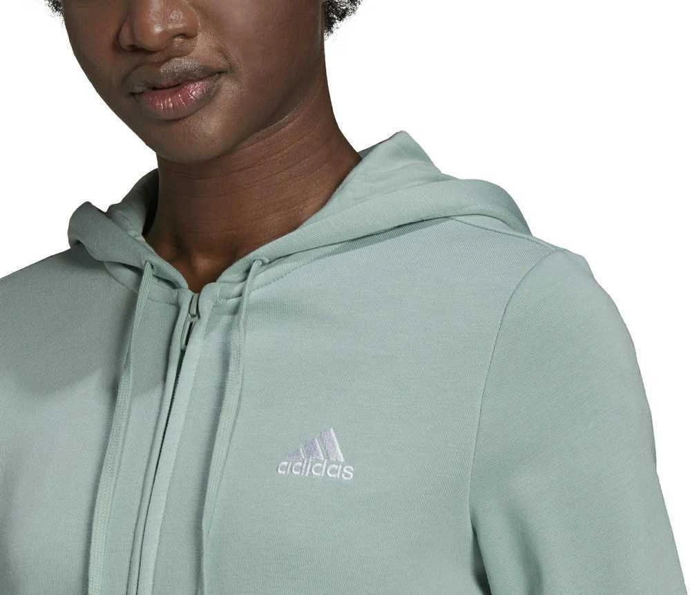 Adidas Džemperis Moterims W Lin Ft Fz Hd Žalias GL0795