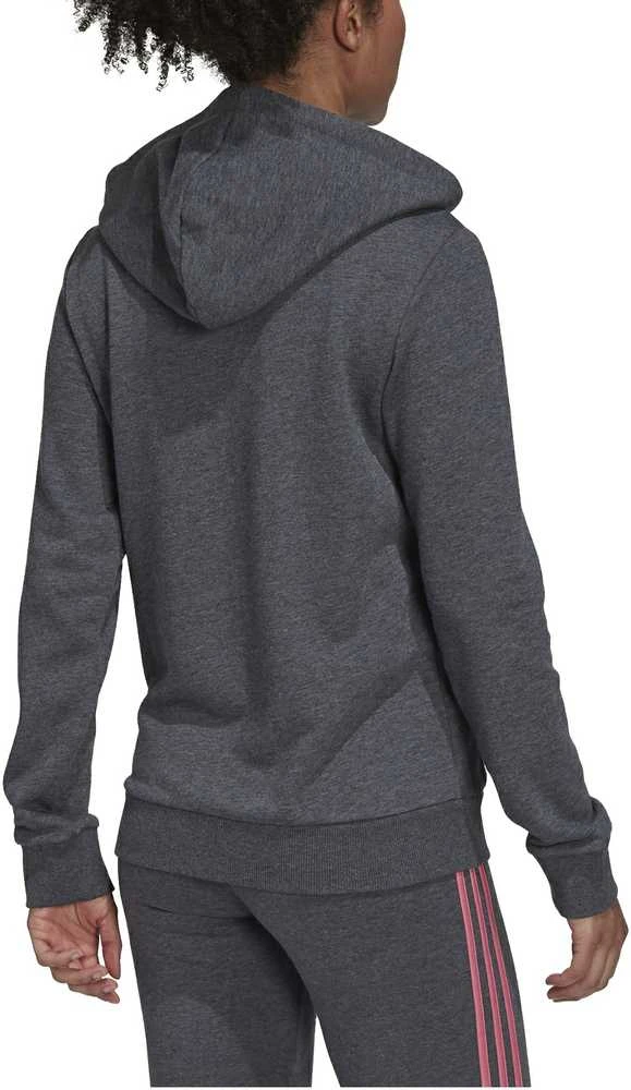 Adidas Džemperis Moterims W Lin Ft Fz Hoodie Pilkas H07750