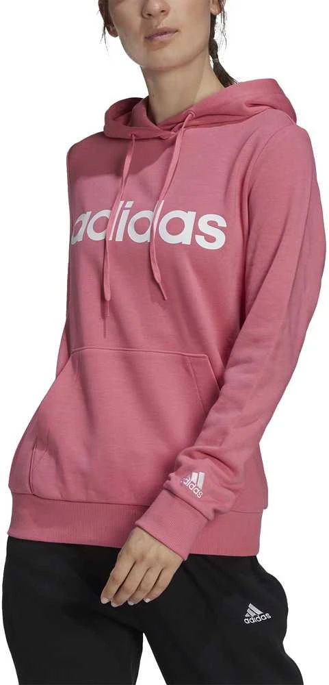 Adidas Džemperis Moterims W Lin Ft Hood Rožinė H07801