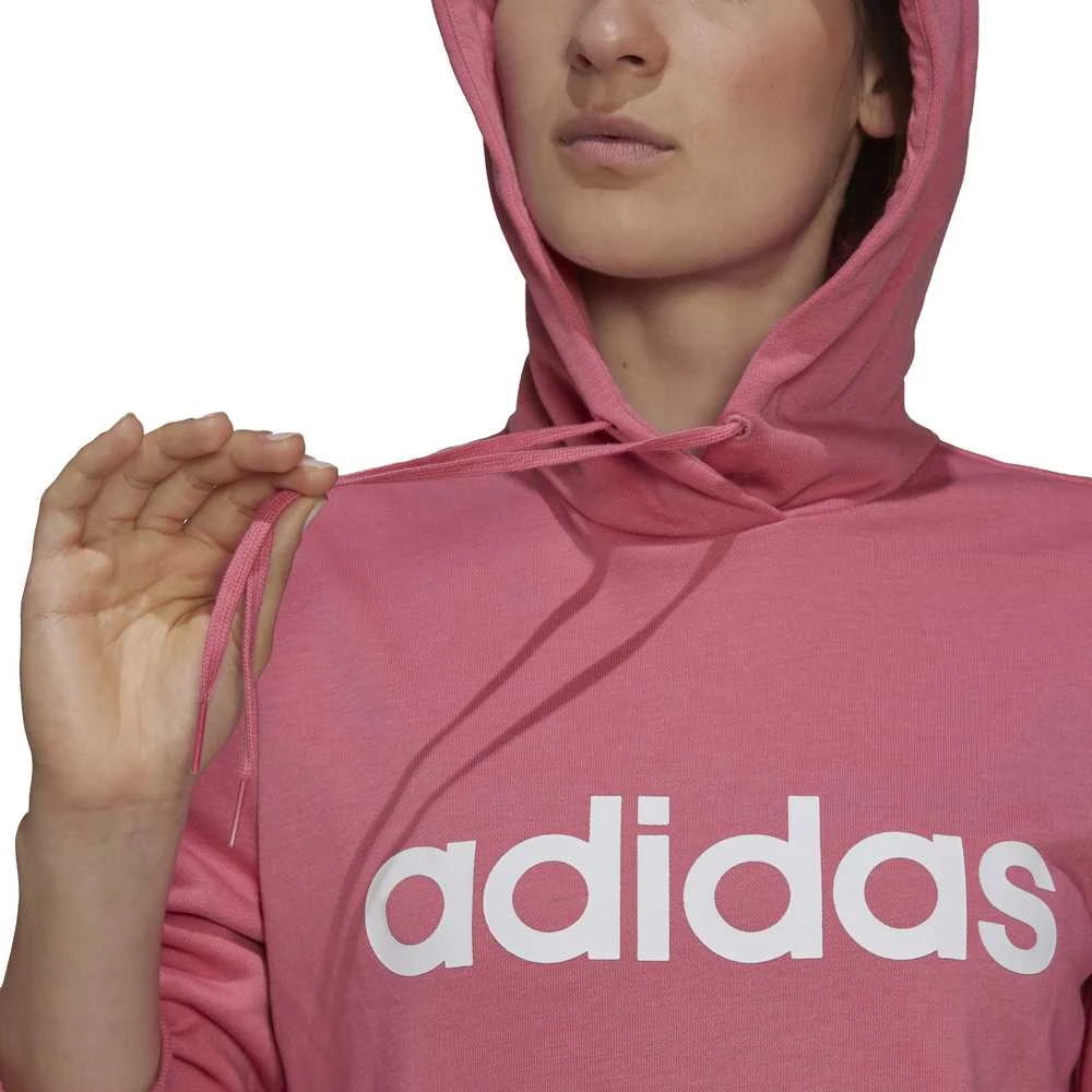 Adidas Džemperis Moterims W Lin Ft Hood Rožinė H07801