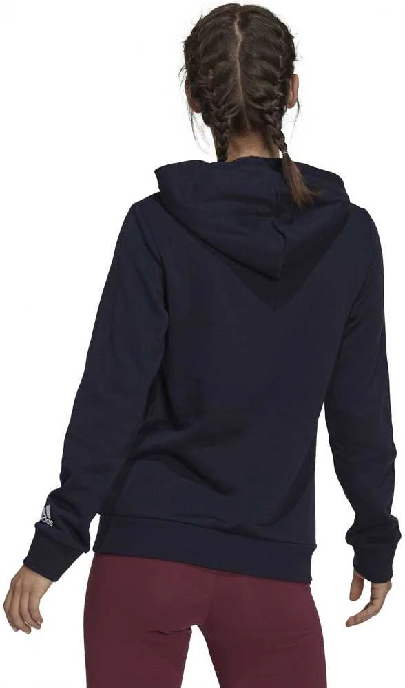 Adidas Džemperis Moterims W Lin Ft Hoodie Mėlyna H07797