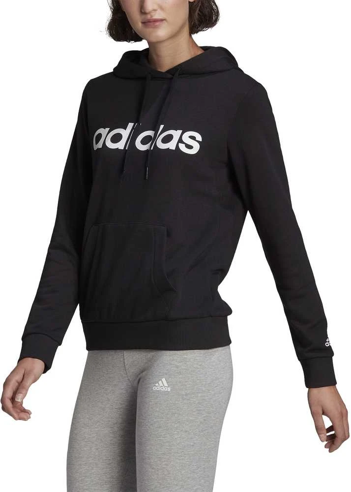 Adidas Džemperis Moterims W Lin Ft Hoodie Juodas GL0635